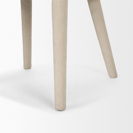 Nolan Slope Cream Chenille Dining Chair, Set of 2 from Mercana - Luna Furniture