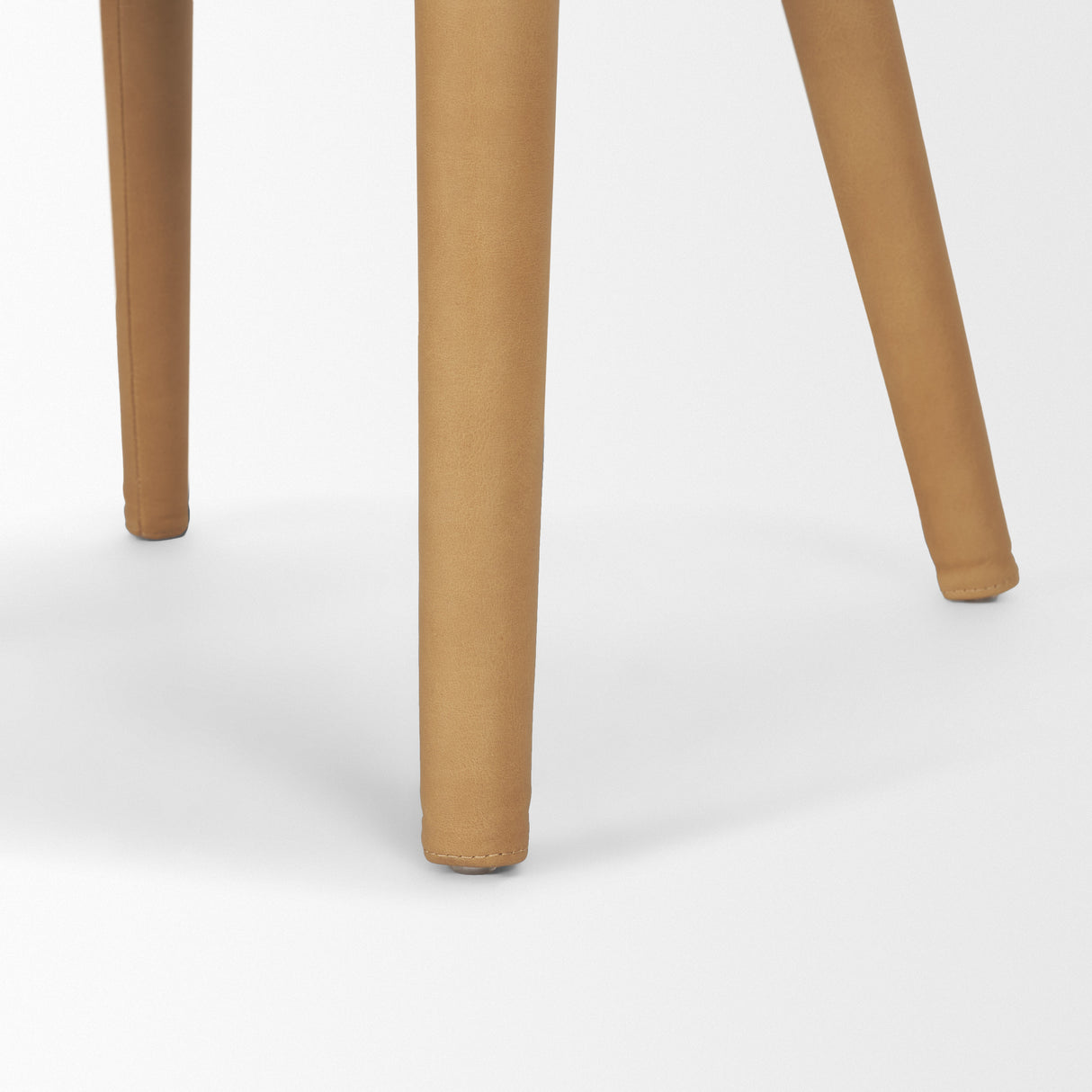 Nolan Slope Tan Leather Dining Chair, Set of 2 from Mercana - Luna Furniture