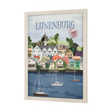 Lunenburg Go Canada (L) by Mercana Studio a Hand Embellished Decograph Framed Art Print from Mercana - Luna Furniture