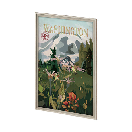 Washington Go USA (XL) by Mercana Studio a Hand Embellished Decograph Framed Art Print under Glass from Mercana - Luna Furniture