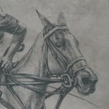 Polo Player I by Mercana Studio a Hand Embellished Textured Framed Art Print Matted under Glass from Mercana - Luna Furniture
