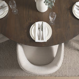 Terra Fluted Dining Table - 6 Niles Chairs - Terra Sideboard from Mercana - Luna Furniture