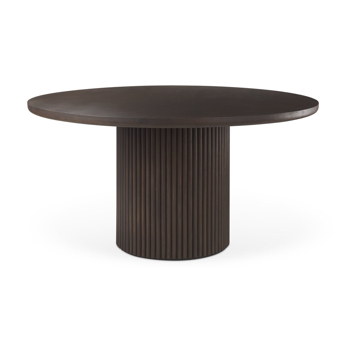 Terra Fluted Dining Table - 4 Niles Chairs - Terra Sideboard from Mercana - Luna Furniture