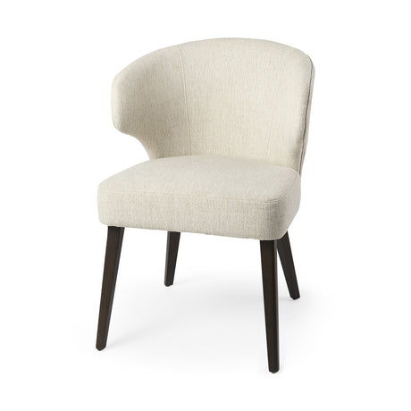 Terra Fluted Dining Table - 6 Niles Chairs - Terra Sideboard from Mercana - Luna Furniture