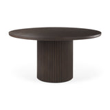 Terra Fluted Dining Table - 4 Niles Chairs - Sloan Cabinet from Mercana - Luna Furniture