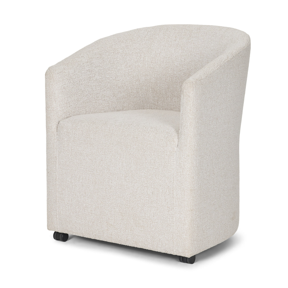 Sondra Cream Performance Fabric Upholstered Club Dining Chair from Mercana - Luna Furniture