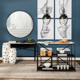 Frodo 26.5H Seat Height White Fabric Seat Black Metal Base Stool from Mercana - Luna Furniture