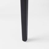 Clara Black Beech Wood W/ Cream Fabric Seat and Cane Back Armless Dining Chair, Set of 2 from Mercana - Luna Furniture