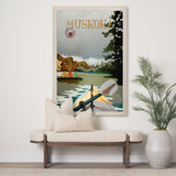 Muskoka Go Canada (XL) by Mercana Studio a Hand Embellished Decograph Framed Art Print under Glass from Mercana - Luna Furniture