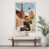 Utah Go USA (XL) by Mercana Studio a Hand Embellished Decograph Framed Art Print under Glass from Mercana - Luna Furniture