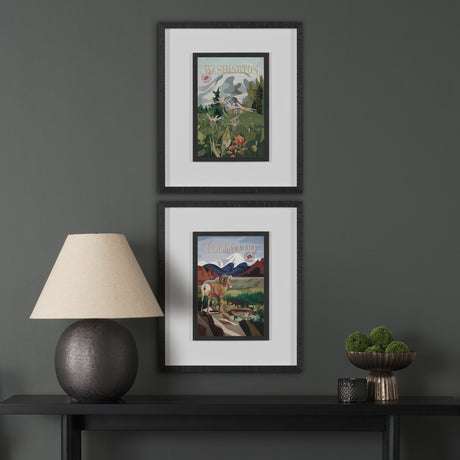 Washington Go USA (M) by Mercana Studio a Framed Art Print Matted under Glass from Mercana - Luna Furniture
