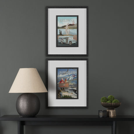 Kelowna Go Canada (SM) by Mercana Studio a Hand Embellished Decograph Framed Art Print from Mercana - Luna Furniture
