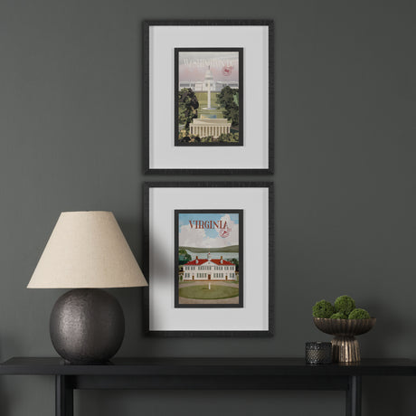 Virginia Go USA (M) by Mercana Studio a Framed Art Print Matted under Glass from Mercana - Luna Furniture