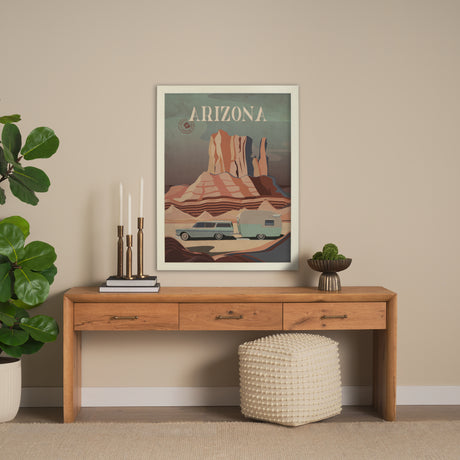 Arizona Go USA (L) by Mercana Studio a Hand Embellished Decograph Framed Art Print from Mercana - Luna Furniture