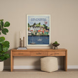 Lunenburg Go Canada (L) by Mercana Studio a Hand Embellished Decograph Framed Art Print from Mercana - Luna Furniture