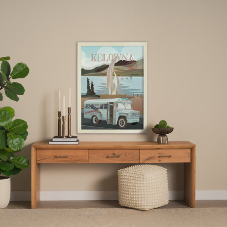 Kelowna Go Canada (L) by Mercana Studio a Hand Embellished Framed Art Decograph Print from Mercana - Luna Furniture