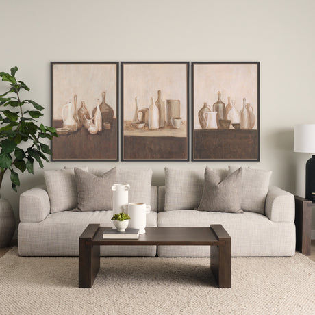 Bottled Perspective III by Mercana Studio Hand-Embellished Textured Framed Canvas Artwork from Mercana - Luna Furniture