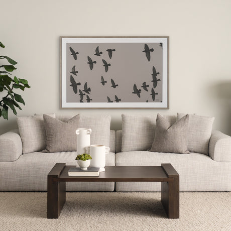 Flock I by Nathan Larson a Hand Embellished Framed Photo Print under Glass from Mercana - Luna Furniture