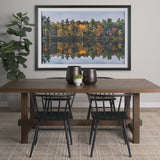 Fall Reflections by Dimitry Papkov Framed Art Print Matted under Glass from Mercana - Luna Furniture