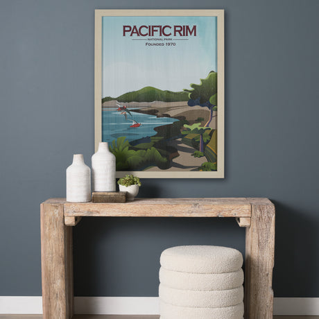 Pacific Rim GO (L) by Mercana Studio a Hand Embellished Decograph Framed Art Print from Mercana - Luna Furniture