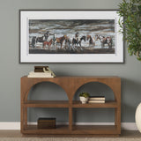 Equine Echoes III by Mercana Studio Hand Embelished Textured Framed Artwork Matted under Glass from Mercana - Luna Furniture