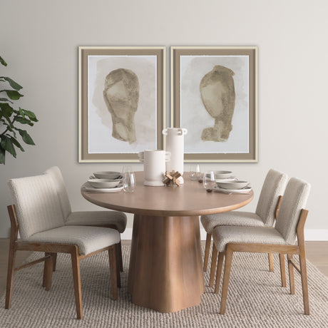 Weathered Silence II by Mercana Studio Hand Embelished Textured Framed Artwork Matted under Glass from Mercana - Luna Furniture