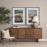 Equine Echoes II by Mercana Studio Hand Embelished Textured Framed Artwork Matted under Glass from Mercana - Luna Furniture