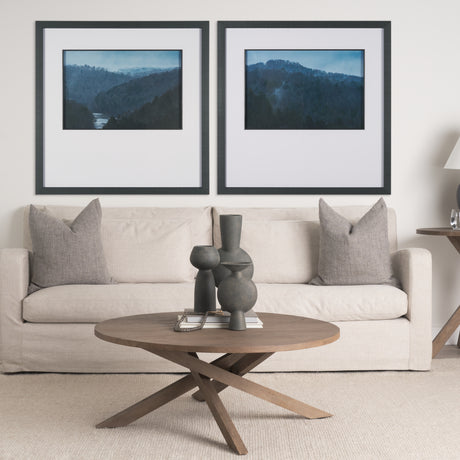 Stormy Mountain by Dimitry Papkov Hand Embelished Textured Framed Art Print Matted under Glass from Mercana - Luna Furniture