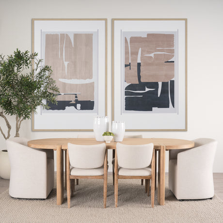 Deep Golden Brown I by Cartissi Textured Framed Artwork Matted under Glass from Mercana - Luna Furniture
