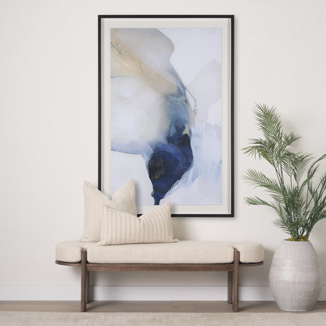 New Beginnings by Ira Havuka a Hand Embellished Framed Art Print Matted under Glass from Mercana - Luna Furniture