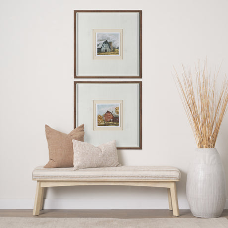 Day at the Farm II by Mercana Studio Hand Embelished Framed Artwork Matted under Glass from Mercana - Luna Furniture
