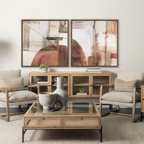 Echoes in Balance II by Mercana Studio Hand-Embellished Textured Framed Canvas Artwork from Mercana - Luna Furniture