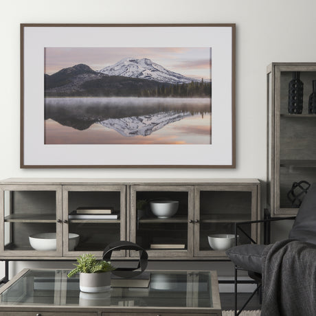 Misty Morn by Gary Blatter a Framed Photo Art Print Matted under Glass from Mercana - Luna Furniture