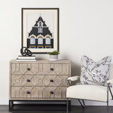 Discerning Domicile by Irene Sucocki Framed Art Print Matted under Glass from Mercana - Luna Furniture