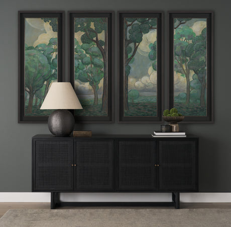 Majestic Garden III by Mercana Studio a Hand Embellished Framed Art Print under Glass from Mercana - Luna Furniture