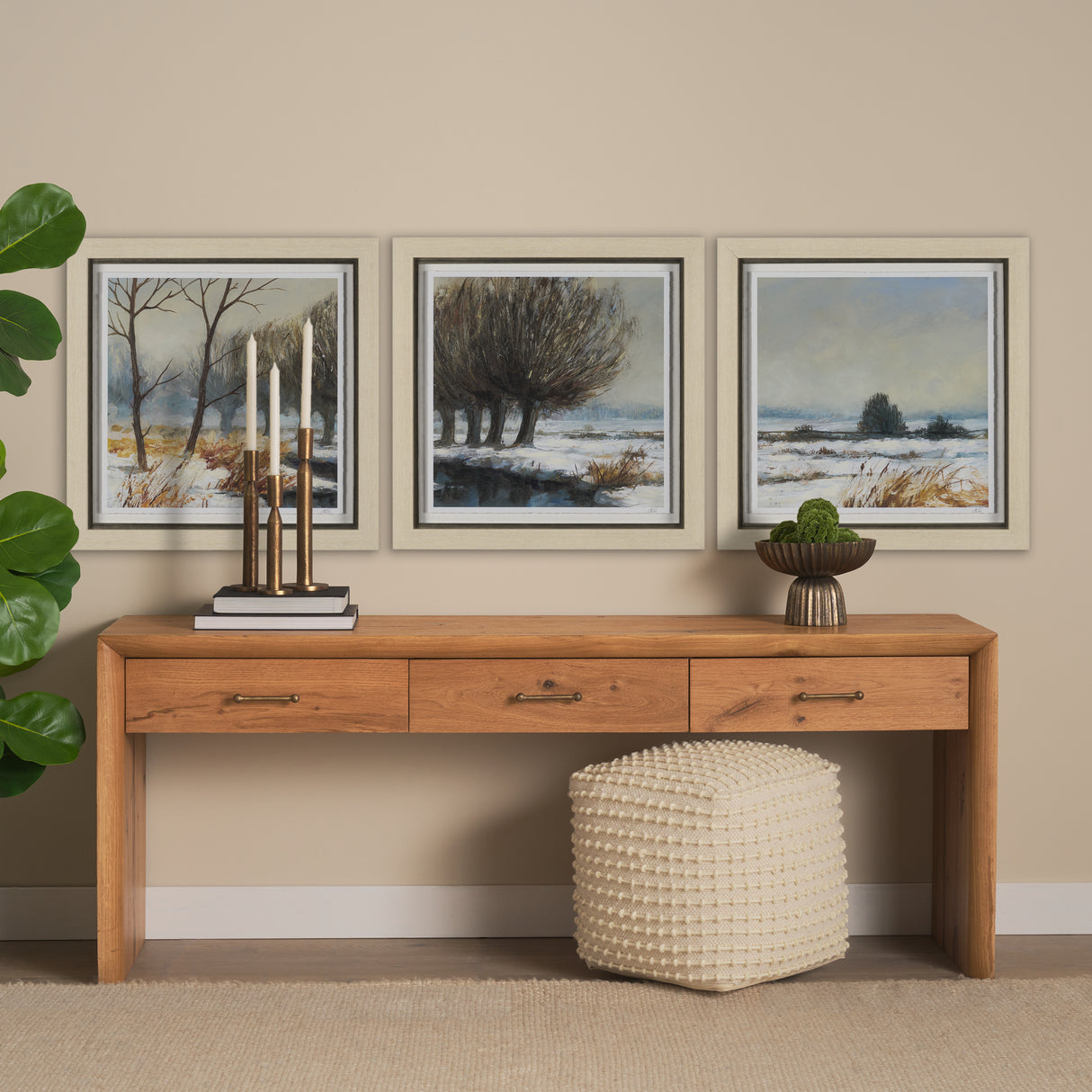 Winter Day II by Mercana Studio Hand Embelished Framed Artwork Matted under Glass from Mercana - Luna Furniture