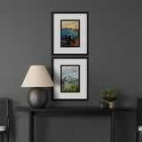Michigan Go USA (M) by Mercana Studio a Framed Art Print Matted under Glass from Mercana - Luna Furniture