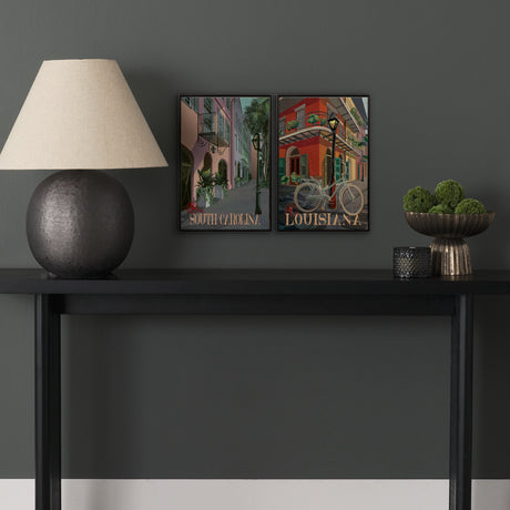 South Carolina Go USA (SM) by Mercana Studio a Hand Embellished Decograph Framed Art Print from Mercana - Luna Furniture