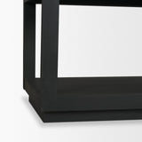 Bela Large Matte Black Arched Console Table from Mercana - Luna Furniture