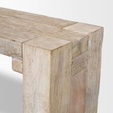 McArthur 64" Whitewash Reclaimed Wood Bench from Mercana - Luna Furniture