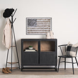 USA Flag by Mercana Studio a Hand Embellished Framed Art Print from Mercana - Luna Furniture