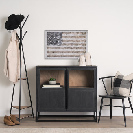 USA Flag by Mercana Studio a Hand Embellished Framed Art Print from Mercana - Luna Furniture