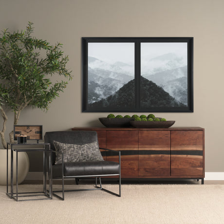 Morning Mist I by Deborah Revell a Hand Embellished Framed Print under Glass from Mercana - Luna Furniture
