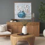 Magnolia Bouquet by Mercana Studio a Hand Embellished Textured Framed Canvas from Mercana - Luna Furniture