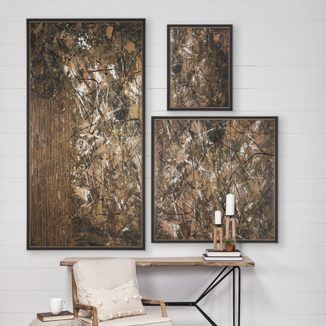 Chaos & Order I by Chad Warren a Hand Embellished Textured Framed Canvas from Mercana - Luna Furniture