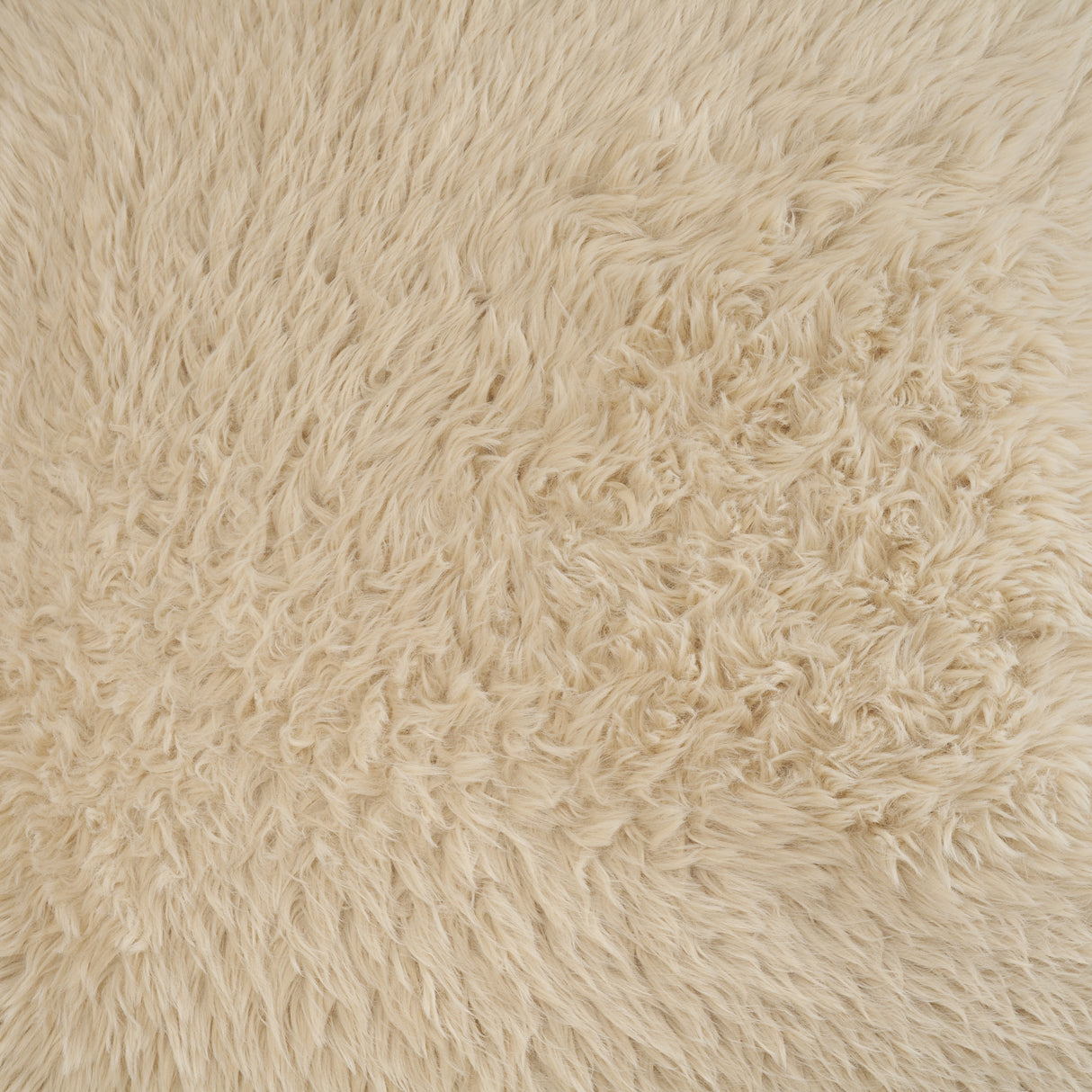Huntley Cream Faux Fur Fabric Swivel Accent Chair from Mercana - Luna Furniture