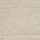 Fonda Cream Fabric w/ Natural Jute Swivel Accent Chair from Mercana - Luna Furniture