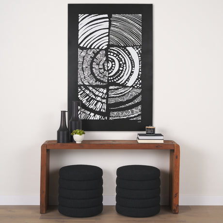 Maze II by Alarm a Hand Embellished Textured Canvas from Mercana - Luna Furniture