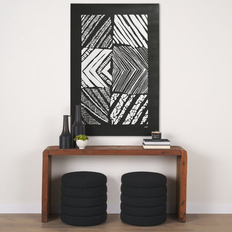 Maze I by Alarm a Hand Embellished Textured Canvas from Mercana - Luna Furniture