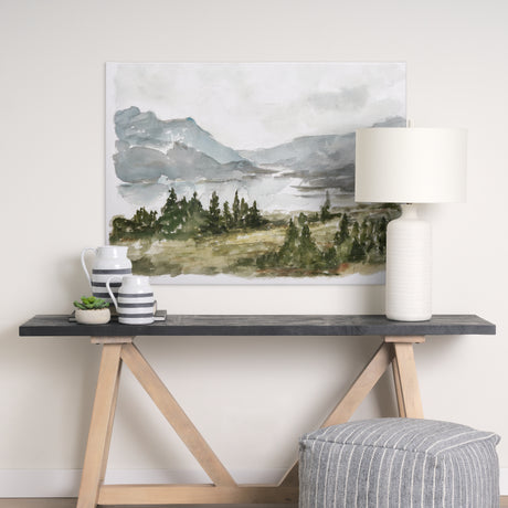 Overcast Reservoir I by Ethan Harper a Hand Embellished Textured Canvas from Mercana - Luna Furniture